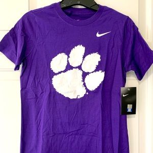 New With Tags Clemson Tigers Purple Tee